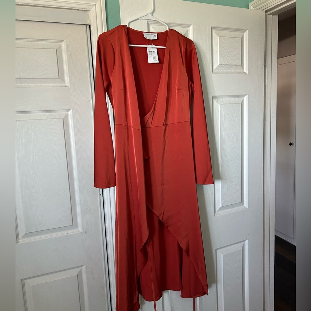 Satin maxi dress